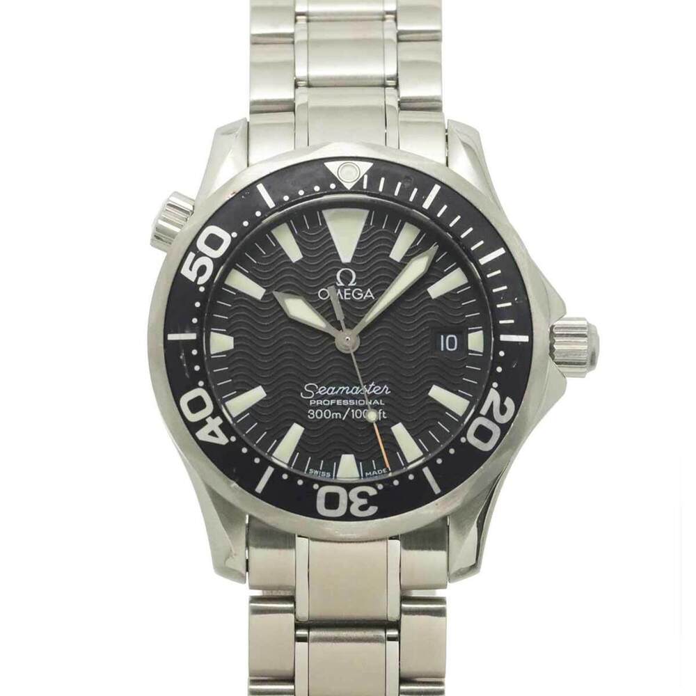 Omega Seamaster 300 2262 50 Boys' Watch, Date, Black Quartz Watch